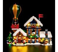 Kit d'éclairage compatible avec Lego Santa's Post Office 10339 (pas de modèle), kit d'éclairage décoratif compatible avec le bureau de poste du Père Noël Jouets créatifs