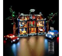 Kit d'éclairage compatible avec Lego Stranger Things : The Creel House (modèle non inclus) - Décoration d'éclairage créative pour Lego 11370 (version télécommande)