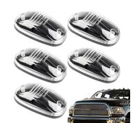 Kit D'éclairage De Cabine - Barres De Toit Étanches, Fixation Sans Perçage | Marqueurs Ambre Brillant, Seize Perles SMD, Conception D'éclairage Haute Puissance, Sécurité De Circulation Diurne, Plateau