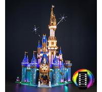 Kit d'éclairage de décoration télécommandé pour Lego 43222 Le château de Disney (Pas Lego), Kit d'éclairage pour Lego Le Nouveau château de Disney, Jouets créatifs pour garçons et Adultes
