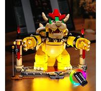 Kit d'éclairage de décoration télécommandé pour Lego 71411 Super Mario The Mighty Bowser Set de lumière LED pour Lego The Mighty Bowser Creative Toy Light (modèle Non Lego)