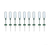 Kit d'éclairage de mât à treillis à DEL pour modélisme Railroad N - 28 mm - Kit d'éclairage avec résistances de série pour systèmes de transformateur 12 V 16 V (vert)