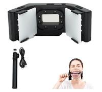 Kit d'éclairage de Photographie Dentaire Mobile avec Support, 3 lumières réglables indépendamment, Effets d'éclairage 3D et Excellente Reproduction des Couleurs