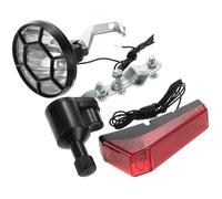 Kit d'éclairage de vélo Sécurité cycliste Phare avant Feu arrière Feu arrière Dynamo