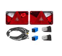 Kit d'éclairage : feux arrière+feux de gabarit +faisceau ASPÖCK 4,5 m 7 bro