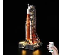 Kit d'éclairage Kyglaring compatible Lego10341 pour Lego NASA Artemis Space Launch System, le kit d'éclairage est conçu pour Lego Artemis 10341, pas de Lego (version RC)