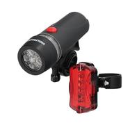 Kit d'éclairage LED Avant et arrière pour vélo/Trottinette. Fonctionnement à Piles.