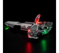 Kit d'éclairage LED BrickBling compatible avec Lego 75383 Dark Maul's Sith Infiltrator, kit d'éclairage décoratif Jouet créatif