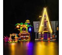 Kit d'éclairage LED BrickBling compatible avec Lego 75583 Minions et Gru's Family Mansion, kit d'éclairage décoratif LED violet pour jouet créatif