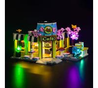 Kit d'éclairage LED BrickBling pour Lego Friends Heartlake City Café 42618, kit d'éclairage décoratif pour Lego Heartlake City Café Creative Toy (à partir de 15 ans)
