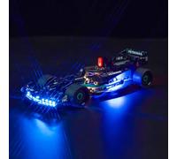 Kit d'éclairage LED BrickBling pour Lego Mercedes-AMG F1 W14 E Performance Pull-Back, kit d'éclairage décoratif pour Lego 42165 Technic Mercedes-AMG F1 W14 E Performance Race Car Jouet créatif