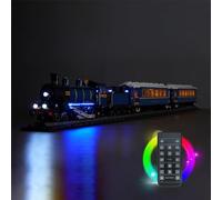 Kit d'éclairage LED BrickBling télécommandé, compatible avec Lego The Orient Express Train 21344, kit d'éclairage décoratif pour jouets créatifs