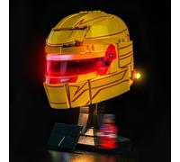 Kit d'éclairage LED compatible avec casque Lego 43022 HP Lewis Hamilton (pas de modèle), kit d'éclairage décoratif compatible avec les briques Lego HP Lewis Hamilton Helmet