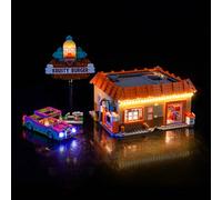 Kit d'éclairage LED compatible avec Lego 10352 Les Simpsons : Krusty Burger (pas un modèle) Kit d'éclairage décoratif compatible avec Lego The Simpsons : Krusty Burger Creative Toy