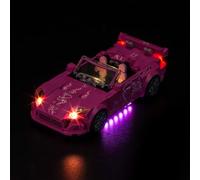 Kit d'éclairage LED compatible avec Lego 2 Fast 2 Furious Honda S2000 (pas de modèle) et 77241