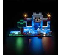 Kit d'éclairage LED compatible avec Lego 21261 The Wolf Stronghold (pas de modèle), kit d'éclairage décoratif compatible avec Lego The Wolf Stronghold Jouet créatif