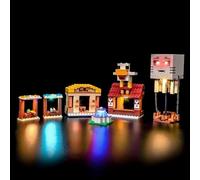 Kit d'éclairage LED compatible avec Lego 21273 The Ghast Balloon Village Attack (pas de modèle), kit d'éclairage décoratif compatible avec Lego The Ghast Balloon Village Attack Jouet créatif