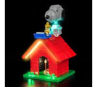 Kit d'éclairage LED compatible avec Lego 21368 Peanuts : Snoopy's Doghouse (pas de modèle), kit d'éclairage décoratif compatible avec Lego Snoopy's Doghouse modèle de briques