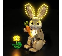 Kit d'éclairage LED compatible avec Lego 31162 Lapin mignon (pas de modèle), kit d'éclairage décoratif compatible avec Lego Cute Bunny 31162 Jouet créatif