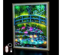 Kit d'éclairage LED compatible avec Lego 31220 Claude Monet - Bridge over a Pond of Water Lilies (pas de modèle) - Kit d'éclairage décoratif compatible avec Lego Bridge over a Pond of Water Lilies - M