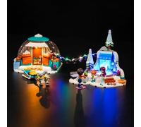Kit d'éclairage LED compatible avec Lego 41760 Igloo Holiday Adventure (pas de modèle), kit d'éclairage décoratif pour jouets créatifs Friends Igloo Holiday Adventure