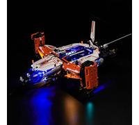 Kit d'éclairage LED compatible avec Lego 42181 Technic VTOL Heavy Cargo Spaceship LT81 (pas de modèle) Kit d'éclairage décoratif pour VTOL VTOL LT81 Jouet créatif - Version standard
