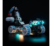 Kit d'éclairage LED, compatible avec Lego 42211, véhicule spatial Lunar Outpost Moon Rover (pas modèle), variateur tactile kit de décoration, compatible avec les véhicules spatiaux Lego Moon