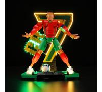 Kit d'éclairage LED compatible avec Lego 43016 Cristiano Ronaldo - Kit d'éclairage pour Lego 43016 - Kit d'éclairage pour Lego 43016 - Modèle non inclus