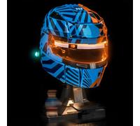 Kit d'éclairage LED compatible avec Lego 43017 McLaren Mastercard F1 Team Oscar Piastri Helmet (pas de modèle) Kit d'éclairage décoratif compatible avec Lego McLaren Mastercard F1 Team Oscar Piastri