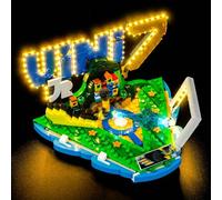 Kit d'éclairage LED compatible avec Lego 43027 Vini Jr. - Soccer Highlights (Aucun modèle), Ensemble de lumières décoratives Compatible avec Lego Vini Jr. - Soccer Highlights en briques