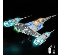 Kit d'éclairage LED Compatible avec Lego 75442 The Mandalorian's N-1 Starfighter (Pas de modèle), Set de lumières décoratives Compatible avec Lego The Mandalorian's N-1 Starfighter en briques