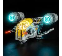 Kit d'éclairage LED compatible avec Lego 75447 The Razor Crest (pas de modèle), kit d'éclairage décoratif compatible avec Lego The Razor Crest modèle de briques de construction