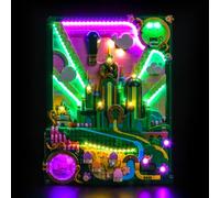 Kit d'éclairage LED compatible avec Lego 75685 Emerald City Wall Art (pas de modèle), kit d'éclairage décoratif compatible avec les briques Lego Emerald City Wall Art