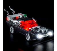 Kit d'éclairage LED compatible avec Lego 76309 Venom Muscle Car (pas de modèle), kit d'éclairage décoratif compatible avec les blocs de construction Lego Venom Muscle Car