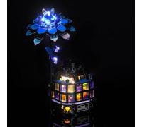 Kit d'éclairage LED compatible avec Lego 76784 Black Dahlia Flower (pas de modèle), kit d'éclairage décoratif compatible avec Lego Black Dahlia Flower Jouet créatif