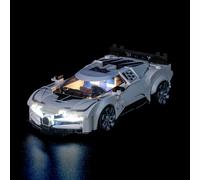Kit d'éclairage LED compatible avec Lego 77240 Bugatti Centodieci Hyper Sports Car (pas de modèle), kit d'éclairage décoratif compatible avec Lego Bugatti Centodieci Hyper Sports Car Jouet créatif