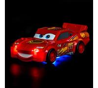 Kit d'éclairage LED compatible avec Lego 77255 Lightning McQueen (pas de modèle), kit d'éclairage décoratif compatible avec les briques Lego Lightning McQueen