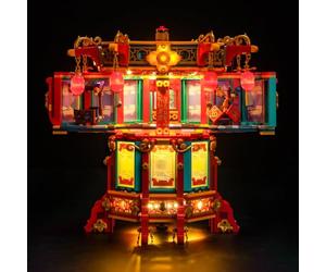 Kit d'éclairage LED compatible avec Lego 80116 Trotting Lantern (pas de modèle), kit d'éclairage décoratif compatible avec les lanternes Trotting Lantern Jouets créatifs