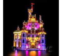 Kit d'éclairage LED compatible avec Lego Beauty et The Beast Castle 43263 (pas de modèle), kit d'éclairage de décoration compatible avec les jouets créatifs Lego Beauty et The Beast Castle