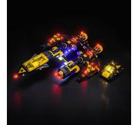Kit d'éclairage LED compatible avec Lego Blacktron Renegade 10355 (pas de modèle), kit d'éclairage décoratif compatible avec Lego 10355 Blacktron Renegade Jouet créatif