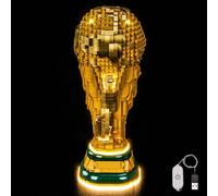 Kit d'éclairage LED compatible avec Lego FIFA World Cup Official Trophy 43020 (pas de modèle), kit d'éclairage décoratif compatible avec Lego 43020 FIFA World Cup Official Trophy