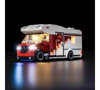 Kit d'éclairage LED compatible avec Lego Holiday Adventure Camper Van 60454 (pas de modèle) - Kit d'éclairage décoratif compatible avec Lego Holiday Adventure Camper Van Jouets créatifs