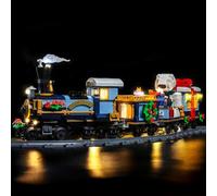 Kit d'éclairage LED compatible avec Lego Holiday Express Train 10361 (pas de modèle) - Kit d'éclairage décoratif compatible avec les briques Lego Holiday Express Train