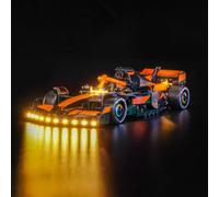 Kit d'éclairage LED compatible avec Lego McLaren F1 Team MCL38 Race Car 77251 (pas de modèle), kit d'éclairage décoratif compatible avec Lego McLaren F1 Team MCL38 Race Car Jouet créatif