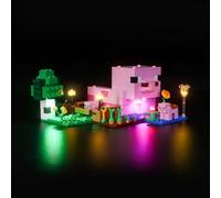 Kit d'éclairage LED compatible avec Lego Minecraft La Maison du Petit Cochon (Non Lego), Kit d'éclairage LED compatible avec Minecraft 21268 La Maison du Petit Cochon Jouet créatif