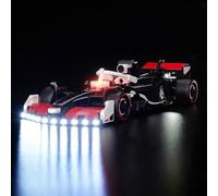 Kit d'éclairage LED compatible avec Lego MoneyGram Haas F1 Team VF-24 Race Car 77250 (pas de modèle), kit d'éclairage décoratif compatible avec Lego MoneyGram Haas F1 Team VF-24 Race Car Jouet créatif
