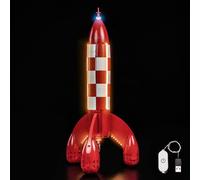 Kit d'éclairage LED compatible avec Lego Moon Rocket 21367 (pas de modèle) - Kit d'éclairage décoratif compatible avec les briques Lego 21367 Moon Rocket