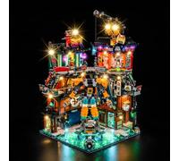 Kit d'éclairage LED compatible avec Lego Ninjago City Workshops 71837 (pas de modèle), kit d'éclairage décoratif compatible avec Lego Ninjago City Workshops Jouets créatifs