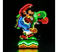 Kit d'éclairage LED compatible avec Lego Super M'ario World : M'ario 71438 (pas de modèle), kit d'éclairage décoratif compatible avec 71438 Super M'ario World M'ario Jouets créatifs