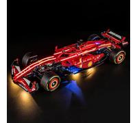 Kit d'éclairage LED compatible avec Lego Technic Ferrari SF-24 F1, compatible avec Lego 42207 (feux uniquement, sans modèle)